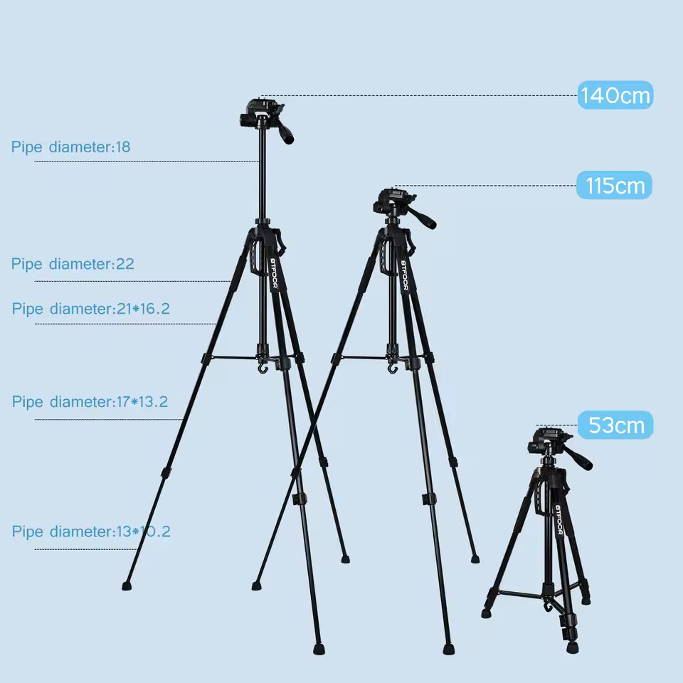 Lightweight Aluminum Tripod – Perfect for Astrophotography & Camping