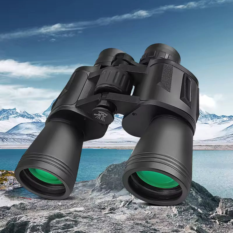 Beginner Stargazing Binoculars – 10×50 Porro Prism with Tripod Support