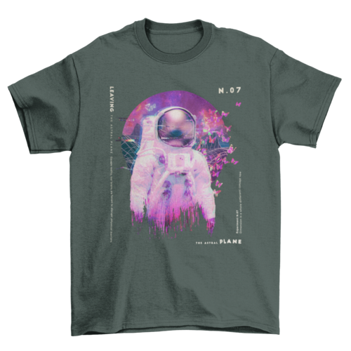 Gorgeous Fashion Glitch Universe Astronaut cosmos space vaporwave