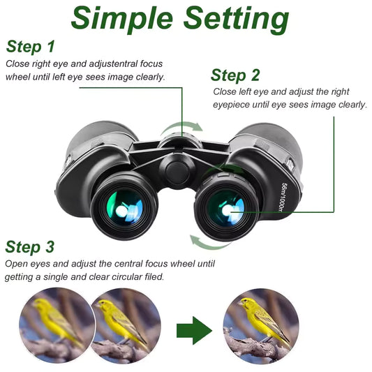 Beginner Stargazing Binoculars – 10×50 Porro Prism with Tripod Support