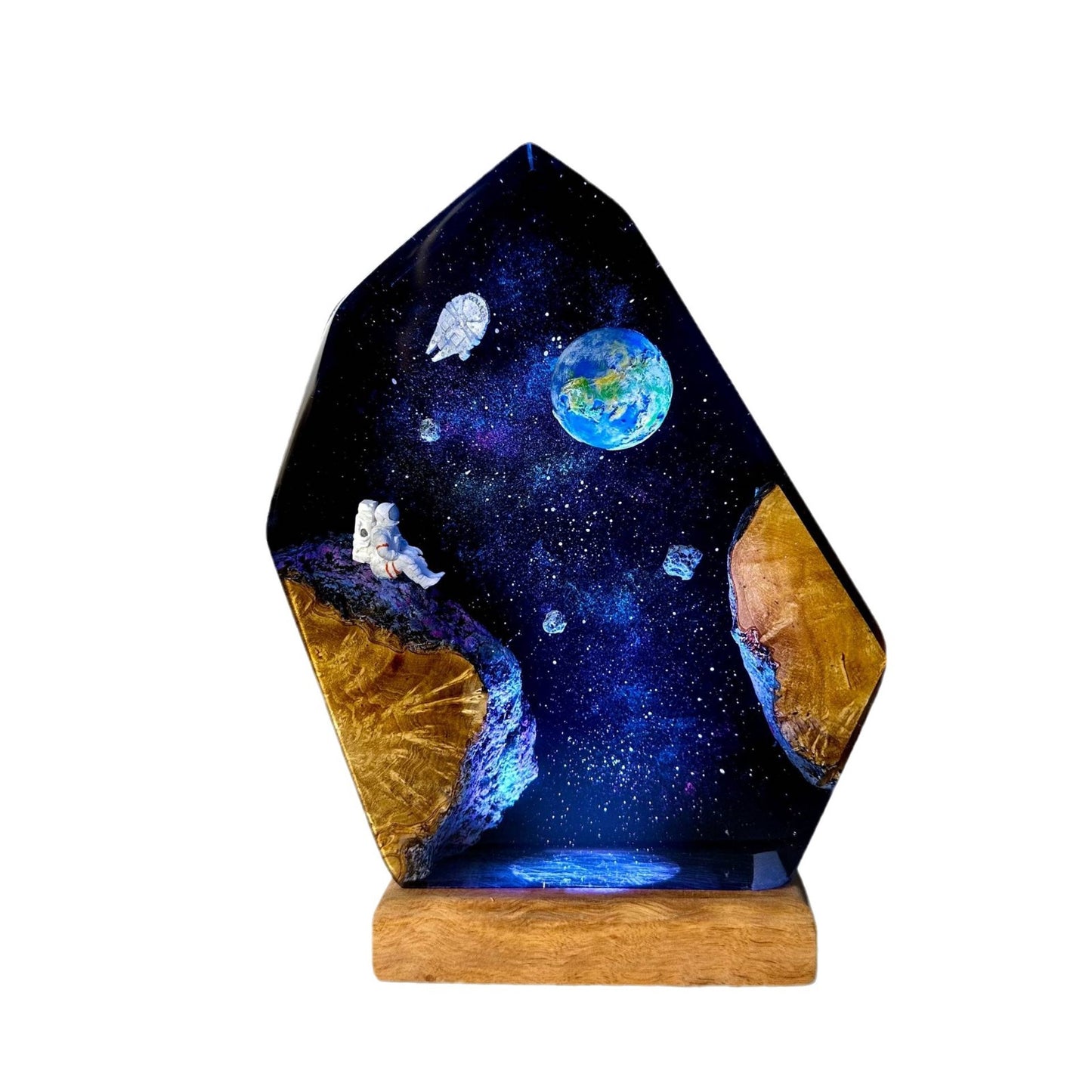 Household Minimalist Resin Interstellar Drip Glue Lamp